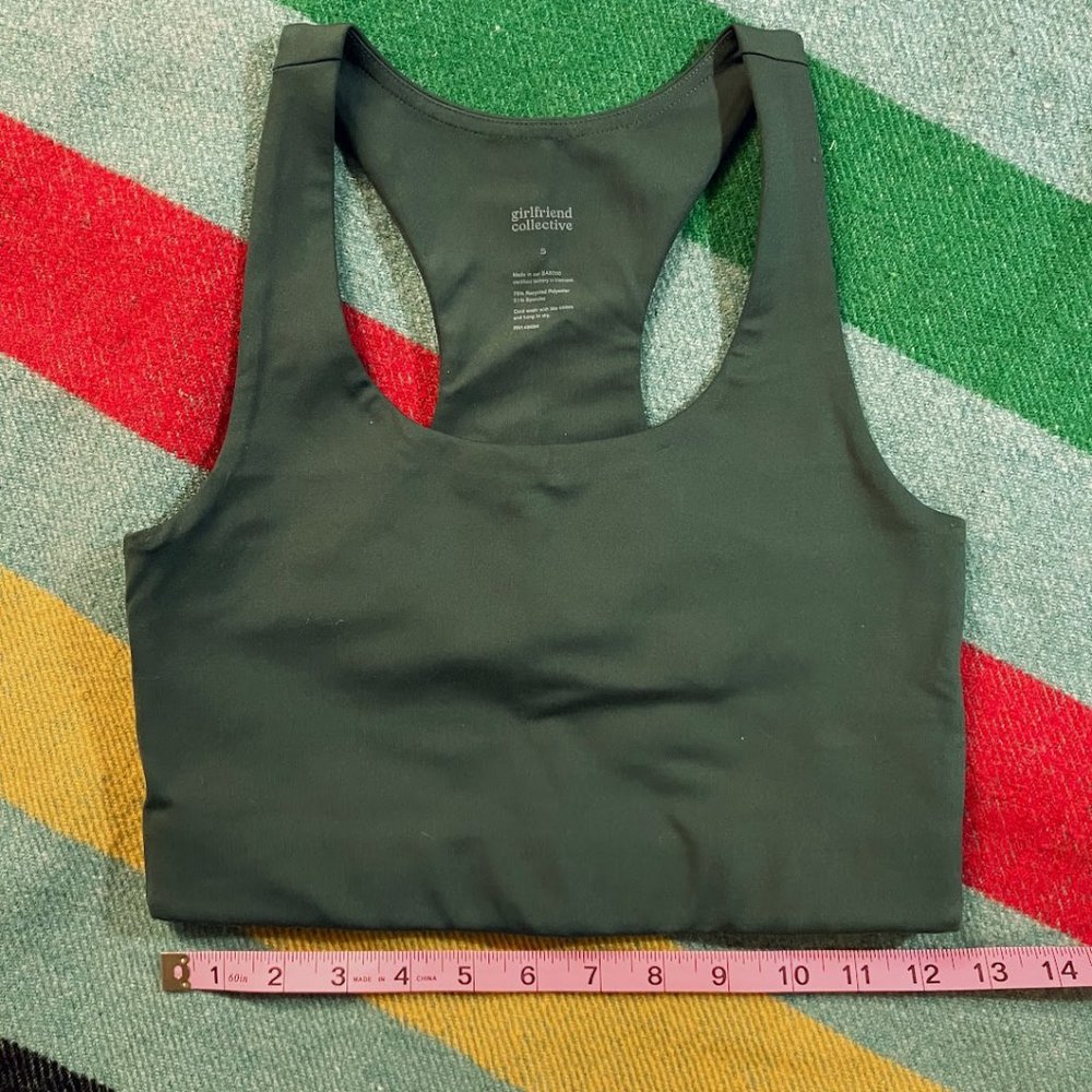 Girlfriend Collective Moss Paloma Racerback Bra - S